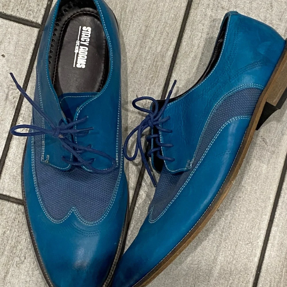 Men's Blue Dress Shoes